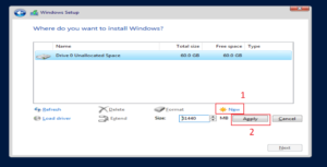 Partition Configuration